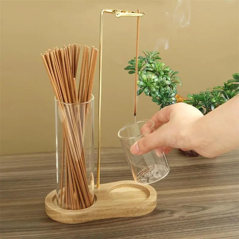 🔥 2 in 1 Incense & Candle Holder