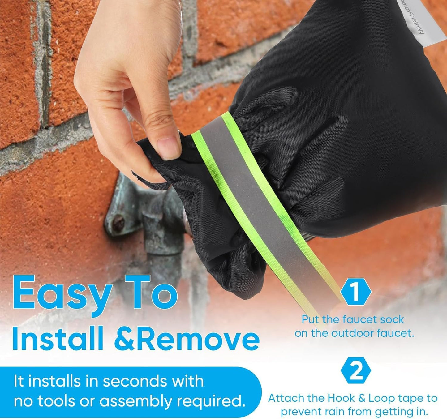 ❄️🚰8-Pack Outdoor Faucet Covers for Winter