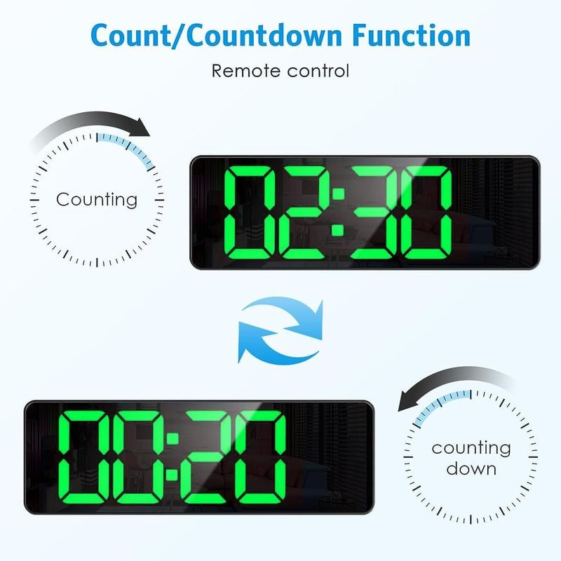 🎁Last Day Promotion 49% OFF - 🔥2026 Upgraded Digital Wall Clock Large Display