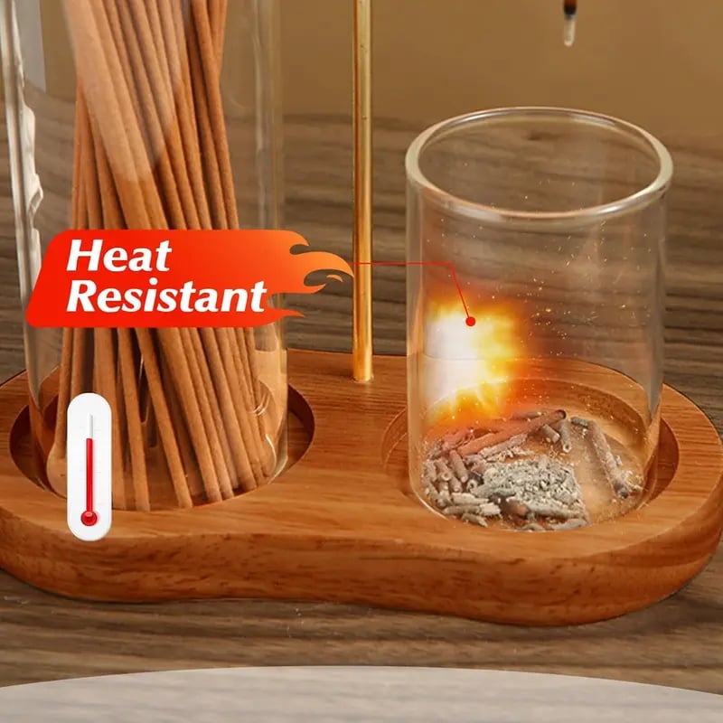 🔥 2 in 1 Incense & Candle Holder
