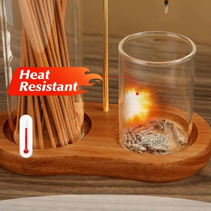 🔥 2 in 1 Incense & Candle Holder