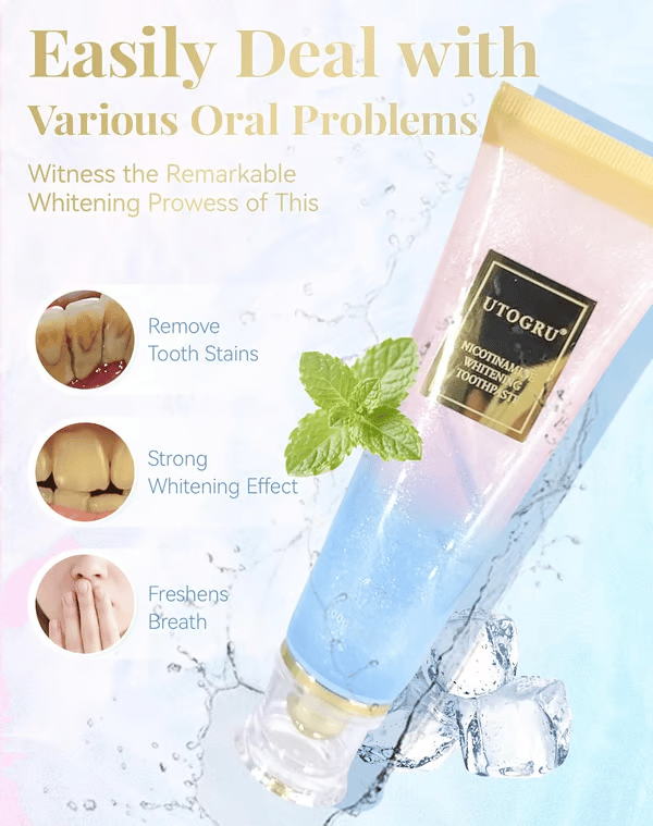 🦷 Niacinamide Whitening Toothpaste - For Healthier, Whiter Teeth!