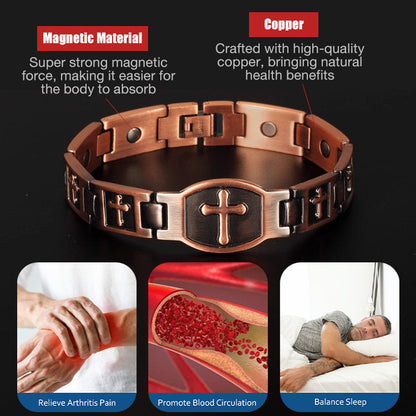 Magnetic Cross Bracelet