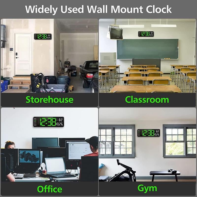🎁Last Day Promotion 49% OFF - 🔥2026 Upgraded Digital Wall Clock Large Display