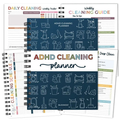 📅 New Release📕2026 version ADHD Cleaning Planner - Cleaning Schedule and Checklist Organizer for Adults and Teens