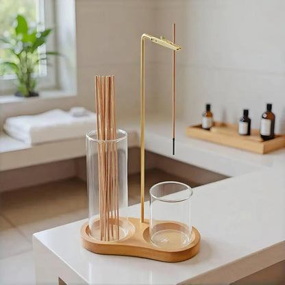 🔥 2 in 1 Incense & Candle Holder