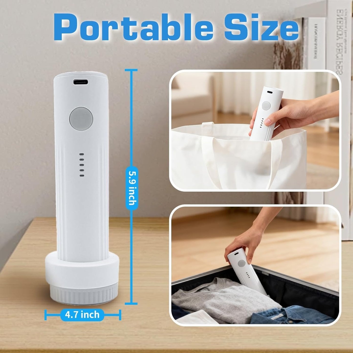 🔥Last Day 49% OFF-Rechargeable Vacuum Pump Travel Storage Bag Set