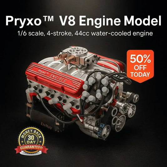 🎁 Warehouse Clearance🏆 10,000 Sold This Week✨ - Gasoline OHV V8 Small-block Engine Model Kits